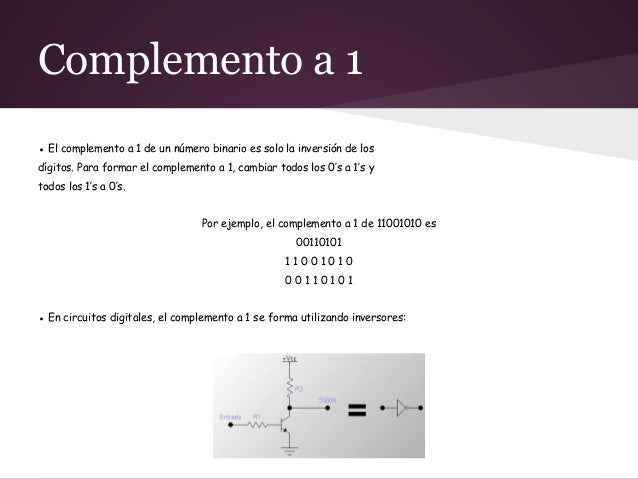 Sistema binario inversion