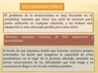 Necesitan más tiempo para la comprensión lectora.3Preparado por Deyanira Santana