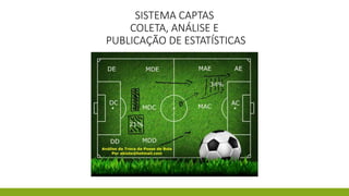 SISTEMA CAPTAS
COLETA, ANÁLISE E
PUBLICAÇÃO DE ESTATÍSTICAS
 