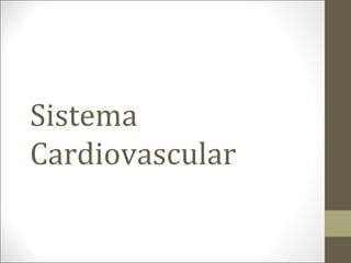 Sistema
Cardiovascular
 