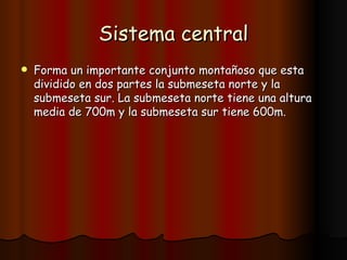 Sistema central ,[object Object]