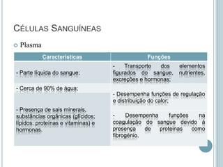 SANGUESistema CirculatórioÉ um sistema fechado constituído por: