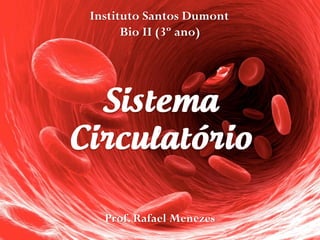 Prof. Rafael Menezes
Instituto Santos Dumont
Bio II (3º ano)
 