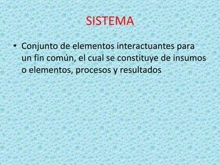 SISTEMA ,[object Object]