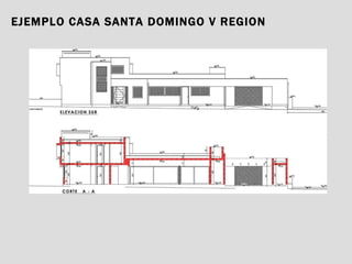 EJEMPLO CASA SANTA DOMINGO V REGION 