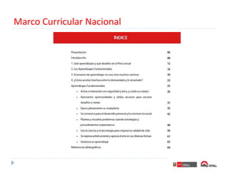 Marco Curricular Nacional
 