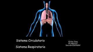 Sistema Circulatorio
Sistema Respiratorio
Víctor Cova
25.389.637
Sección ED03D0V
 