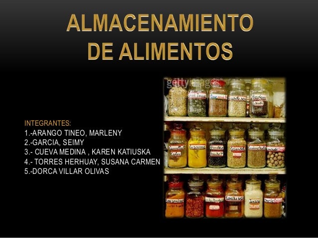 Sistema de almacenamiento de alimentos