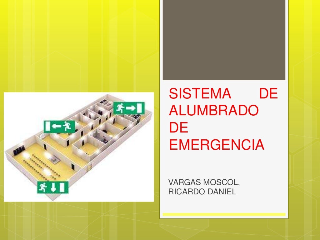Sistema de alumbrado de emergencia