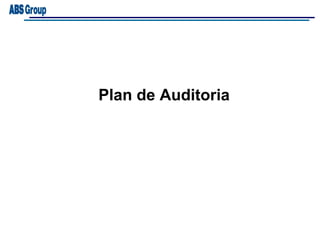 Plan de Auditoria

 