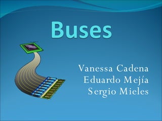 Vanessa Cadena Eduardo Mejía Sergio Mieles 
