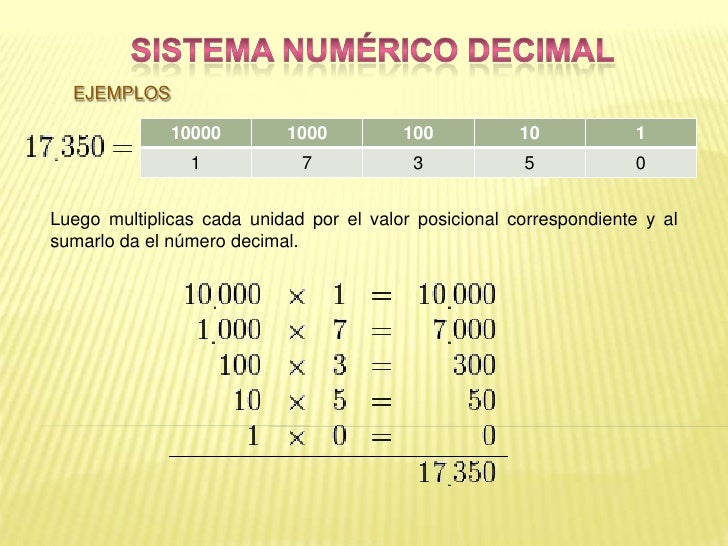 Sistema decimal