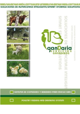 Sistema de comedero y bebedero para avicultura (Spanish)