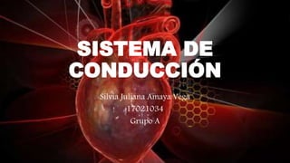 SISTEMA DE
CONDUCCIÓN
Silvia Juliana Amaya Vega
17021034
Grupo A
 