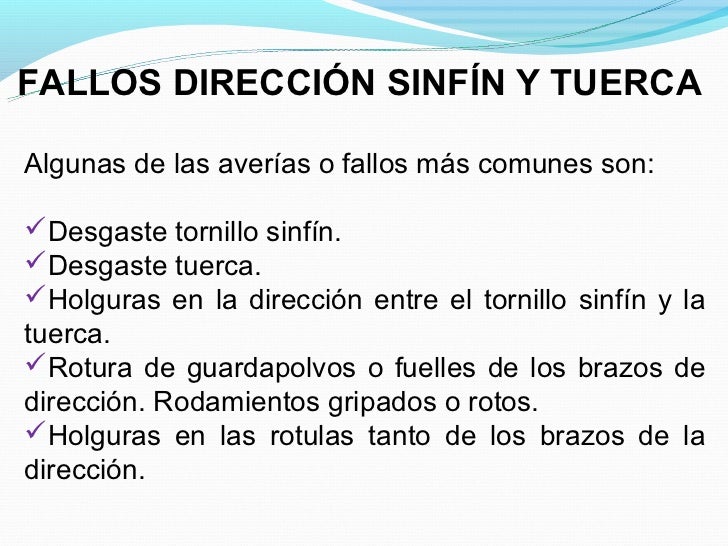 Principales fallas de la direccion electrica