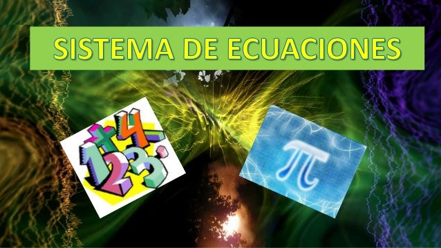 Sistema De Ecuaciones
