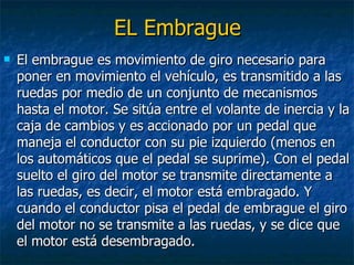 Sistema de embrague