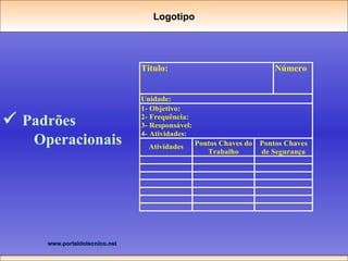    Padrões Operacionais Logotipo 