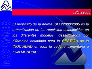 Sistema de gestión de la inocuidad de los alimentos | PDF
