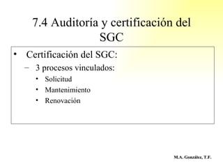 Sistema de Gestión Basados en ISO 9001 Slide 87