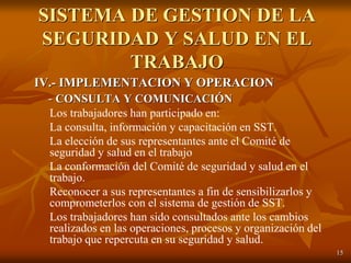 Sistema de gestion en seguridad y salud | PDF