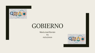 GOBIERNO
María José Román
A2
01/12/2020
 