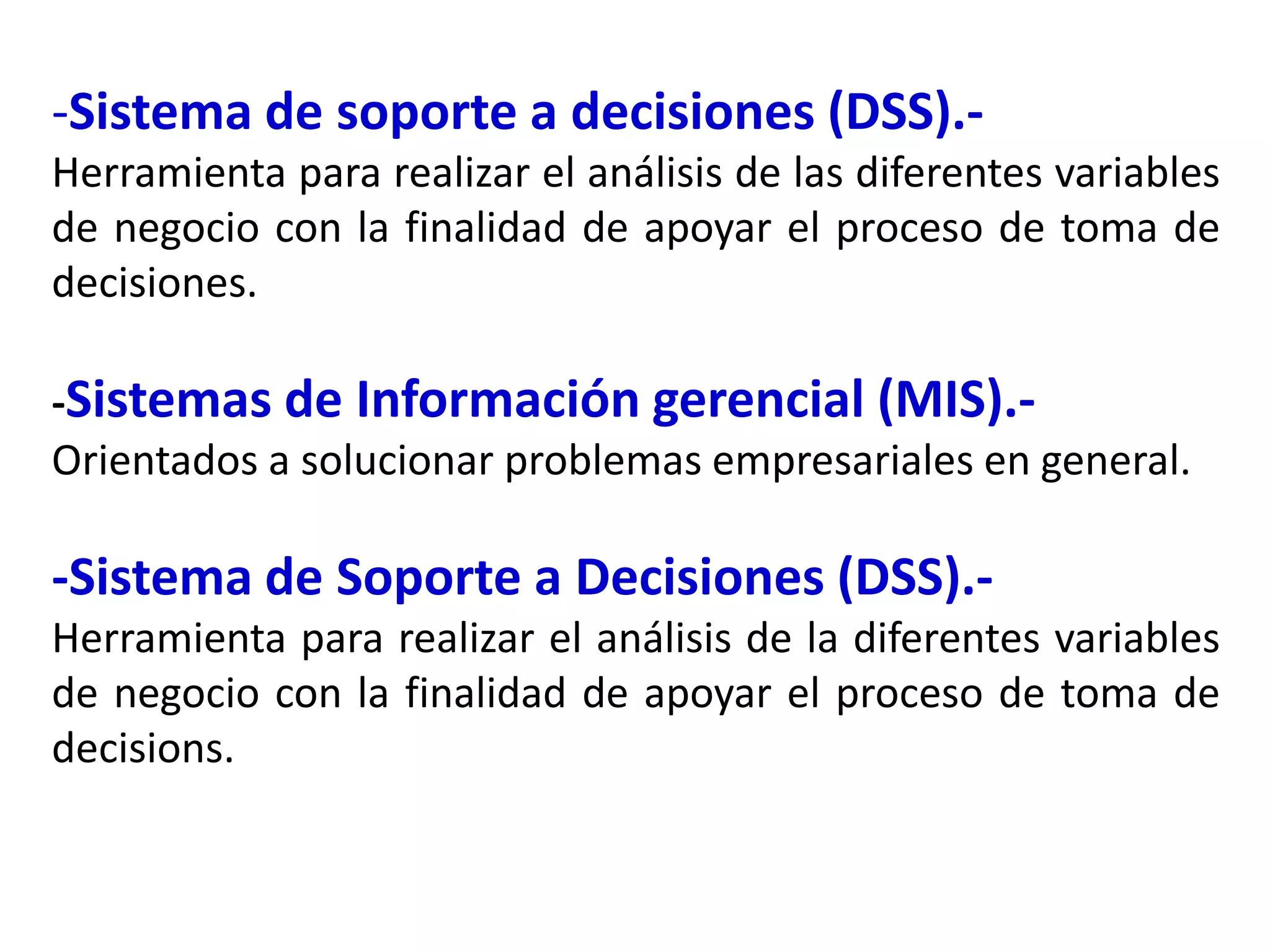 Sistema De InformacióN Para Los Negocios | PPTX | Information Services ...