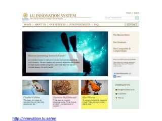 http://innovation.lu.se/en
 