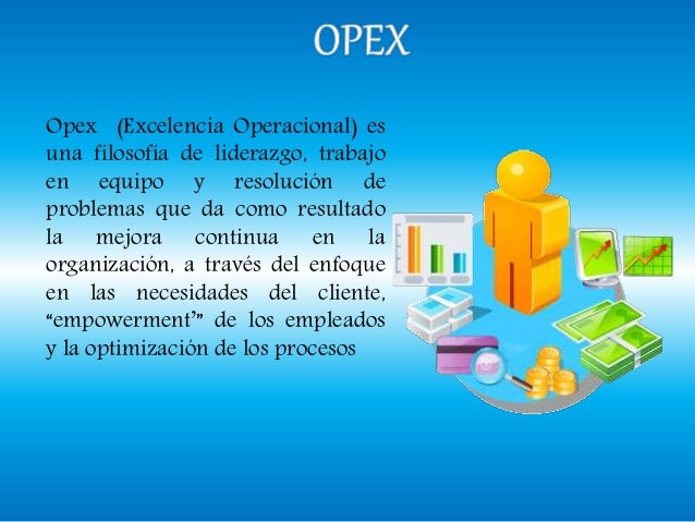 Sistema de manufactura inv. de opex