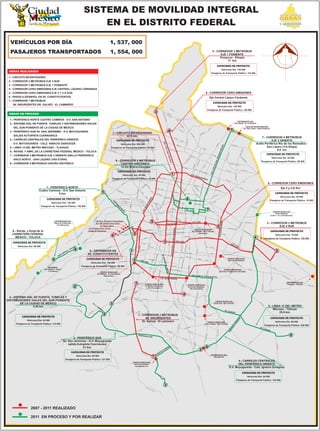 SISTEMA DE MOVILIDAD INTEGRAL
                                                                                                                                                                                                                                                                        EN EL DISTRITO FEDERAL

        VEHÍCULOS POR DÍA                                                                                                                                                                                                                                                                                                                                                                                                                                    1, 537, 000
        PASAJEROS TRANSPORTADOS                                                                                                                                                                                                                                                                                                                                                                                                                              1, 554, 000                                                                                                                                                                                                                                                                                                                                                                                                                                                                                                                                                                                                                                                                                                                                                                                                                                                                                                                                                                                                                                                                                                           3.- CORREDOR 3 METROBUS
                                                                                                                                                                                                                                                                                                                                                                                                                                                                                                                                                                                                                                                                                                                                                                                                                                                                                                                                                                                                                                                                                                                                                                                                                                                                                                                                                                                                                                                                                                                                                                                          EJE 1 PONIENTE
                                                                                                                                                                                                                                                                                                                                                                                                                                                                                                                                                                                                                                                                                                                                                                                                                                                                                                                                                                                                                                                                                                                                                                                                                                                                                                                                                                                                                                                                                                                                                                                         Tenayuca - Etiopia
                                                                                                                                                                                                                                                                                                                                                                                                                                                                                                                                                                                                                                                                                                                                                                                                                                                                                                                                                                                                                                                                                                                                                                                                                                                                                                                                                                                                                                                                                                                                                                                               17 km
                                                                                                                                                                                                                                                                                                                                                                                                                                                                                                                                                                                                                                                                                                                                                                                                                                                                                                                                                                                                                                                                                                                                                                                                                                                                                                                                                                                                                                                                                                                                                                                                               CAPACIDAD DE PROYECTO
                                                                                                                                                                                                                                                                                                                                                                                                                                                                                                                                                                                                                                                                                                                                                                                                                                                                                                                                                                                                                                                                                                                                                                                                                                                                                                                                                                                                                                                                                                                                                                                                                                                          Vehículos Día: 120 000
 OBRAS REALIZADAS
                                                                                                                                                                                                                                                                                                                                                                                                                                                                                                                                                                                                                                                                                                                                                                                                                                                                                                                                                                                                                                                                                                                                                                                                                                                                                                                                                                                                                                                                                                                                                                             Pasajeros de Transporte Público: 110 000
 1.- CIRCUITO BICENTENARIO
 2.- CORREDOR 2 METROBUS EJE 4 SUR
 3.- CORREDOR 3 METROBUS EJE 1 PONIENTE
 4.- CORREDOR CERO EMISIONES EJE CENTRAL LÁZARO CÁRDENAS
 5.- CORREDOR CERO EMISIONES EJE 2 Y 2-A SUR                                                                                                                                                                                                                                                                                                                                                                                                                                                                                                                                                                                                                                                                                                                                                                                                                                                                                                                                                                                                                                                                                                                                                                                                                                                                                                                                                                                                                                                                4.- CORREDOR CERO EMISIONES
 6.- PASOS A DESNIVEL EN AV. CONSTITUYENTES                                                                                                                                                                                                                                                                                                                                                                                                                                                                                                                                                                                                                                                                                                                                                                                                                                                                                                                                                                                                                                                                                                                                                                                                                                                                                                                                                                                                                                                                                                             Eje Central Lázaro Cárdenas
 7.- CORREDOR 1 METROBUS
                                                                                                                                                                                                                                                                                                                                                                                                                                                                                                                                                                                                                                                                                                                                                                                                                                                                                                                                                                                                                                                                                                                                                                                                                                                                                                                                                                                                                                                                                                                                                                                       CAPACIDAD DE PROYECTO
     AV. INSURGENTES DR. GALVEZ - EL CAMINERO
                                                                                                                                                                                                                                                                                                                                                                                                                                                                                                                                                                                                                                                                                                                                                                                                                                                                                                                                                                                                                                                                                                                                                                                                                                                                                                                                                                                                                                                                                                                                                                                                                    Vehículos Día: 150 000
                                                                                                                                                                                                                                                                                                                                                                                                                                                                                                                                                                                                                                                                                                                                                                                                                                                                                                                                                                                                                                                                         RI
                                                                                                                                                                                                                                                                                                                                                                                                                                                                                                                                                                                                                                                                                                                                                                                                                                                                                                                                                                                                                                                                           O
                                                                                                                                                                                                                                                                                                                                                                                                                                                                                                                                                                                                                                                                                                                                                                                                                                                                                                                                                                                                                                                                               SA
                                                                                                                                                                                                                                                                                                                                                                                                                                                                                                                                                                                                                                                                                                                                                                                                                                                                                                                                                                                                                                                                                  N
                                                                                                                                                                                                                                                                                                                                                                                                                                                                                                                                                                                                                                                                                                                                                                                                                                                                                                                                                                                                                                                                                      JA
                                                                                                                                                                                                                                                                                                                                                                                                                                                                                                                                                                                                                                                                                                                                                                                                                                                                                                                                                                                                                                                                                        VI                                                                                                                                                                                                                                                                                                                                                                                                                                             Pasajeros de Transporte Público: 120 000
                                                                                                                                                                                                                                                                                                                                                                                                                                                                                                                                                                                                                                                                                                                                                                                                                                                                                    3
                                                                                                                                                                                                                                                                                                                                                                                                                                                                                                                                                                                                                                                                                                                                                                                                                                                                                                                                                                                                                                                                                               ER




                                                                                                                                                                                                                                                                                                                                                                                                                                                                                                                                                                                                                                                                                                                                                                                                                                                                                                                                                                                          EJE
 OBRAS EN PROCESO
                                                                                                                                                                                                                                                                                                                                                                                                                                                                                                                                                                                                                                                                                                                                                                                                                                                                                                                                                                                                                                     PE
                                                                                                                                                                                                                                                                                                                                                                                                                                                                                                                                                                                                                                                                                                                                                                                                                                                                                                                                                                                                                                                RI




                                                                                                                                                                                                                                                                                                                                                                                                                                                                                                                                                                                                                                                                                                                                                                                                                                                                                                                                                                                           CEN
                                                                                                                                                                                                                                                                                                                                                                                                                                                                                                                                                                                                                                                                                                                                                                                                                                                                                                                                                                                                                                                       FE
                                                                                                                                                                                                                                                                                                                                                                                                                                                                                                                                                                                                                                                                                                                                                                                                                                                                                                                                                                                                                                                                    RI
                                                                                                                                                                                                                                                                                                                                                                                                                                                                                                                                                                                                                                                                                                                                                                                                                                                                                                                                                                                                                                                                         CO




                                                                                                                                                                                                                                                                                                                                                                                                                                                                                                                                                                                                                                                                                                                                                                                                                                                                                                                                                                                                TRA
                                                                                                                                                                                                                                                                                                                                                                                                                                                                                                                                                                                                                                                                                                                                                                                                                                                                                                                                                                                                                    RIO
                                                                                                                                                                                                                                                                                                                                                                                                                                                                                                                                                                                                                                                                                                                                                                                                                                                                                                                                                                                                                                        TL




                                                                                                                                                                                                                                                                                                                                                                                                                                                                                                                                                                                                                                                                                                                                                                                                                                                                                                                                                                                                 L LAZ
                                                                                                                                                                                                                                                                                                                                                                                                                                                                                                                                                                                                                                                                                                                                                                                                                                                                                                                                                                                                                                                AL
                                                                                                                                                                                                                                                                                                                                                                                                                                                                                                                                                                                                                                                                                                                                                                                                                                                                                                                                                                                                                                                        NE
                                                                                                                                                                                                                                                                                                                                                                                                                                                                                                                                                                                                                                                                                                                                                                                                                                                                                                                                                                                                                                                                    PA                                                                                                                                                                                                                                                                          P
                                                                                                                                                                                                                                                                                                                                                                                                                                                                                                                                                                                                                                                                                                                                                                                                                                                                                                                                                                                                                                                                      NT                                                                                                                                                                                                                                                                               E




                                                                                                                                                                                                                                                                                                                                                                                                                                                                                                                                                                                                                                                                                                                                                                                                                                                                                                                                                                                                      ARO
                                                                                                                                                                                                                                                                                                                                                                                                                                                                                                                                                                                                                                                                                                                                                                                                                                                                                                                                                                                                                                                                          LA                                                                                                                                                                                                                                                                              R
                                                                                                                                                                                                                                                                                                                                                                                                                                                                                                                                                                                                                                                                                                                                                                                                                                                                                                                                                                                                                                                                                                                                                                                                                                                                                                                                                                 IF
                                                                                                                                                                                                                                                                                                                                                                                                                                                                                                                                                                                                                                                                                                                                                                                                                                                                                                                                                                                                                                                                                                                                                                                                                                                                                                                                                                           E
                                                                                                                                                                                                                                                                                                                                                                                                                                                                                                                                                                                                                                                                                                                                                                                                                                                                                                                                                                                                                                                                                                                                                                                                                                                                                                                                                                                R




                                                                                                                                                                                                                                                                                                                                                                                                                                                                                                                                                                                                                                                                                                                                                                                                                                                                                                                                                                                                         CAR
                                                                                                                                                                                                                                                                                                                                                                                                                                                                                                                                                                                                                                                                                                                                                                                                                                                                                                                                                                                                                                                                                                                                                                                                                                                                                                                                                                                      IC


      1.- PERIFÉRICO NORTE CUATRO CAMINOS - D.V. SAN ANTONIO
                                                                                                                                                                                                                                                                                                                                                                                                                                                                                                                                                                                                                                                                                                                                                                                                                                                                                                                                                                                                                                                                                                                                                                                                                                                                                                                                                                                            O




                                                                                                                                                                                                                                                                                                                                                                                                                                                                                                                                                                                                                                                                                                                                                                                                                                                                                                                                                                                                            DEN
                                                                                                                                                                                                                                                                                                                                                                                                                                                                                                                                                                                                                                                                                                                                                                                                                                                                                                                                                                                                                                                                                                                         AV. ACUEDUCTO




                                                                                                                                                                                                                                                                                                                                                                                                                                                                                                                                                                                                                                                                                                                                                                                                                                                                                                                                                                                                               AS NTE
                                                                                                                                                                                                                                                                                                                                                                                                                                                                                                                                                                                                                                                                                                                                                                                                                                                                                                                                                                                                                                                                                                                                                                                                                                                                                                                                                                                                                                                                                                                                                                                                                                                                                                                                                           DISTRIBUIDOR VIAL




                                                                                                                                                                                                                                                                                                                                                                                                                                                                                                                                                                                                                                                                                                                                                                                                                                                                                                                                                                                                                   .
      2.- SISTEMA VIAL DE PUENTE, TUNELES Y DISTRIBUIDORES VIALES                                                                                                                                                                                                                                                                                                                                                                                                                                                                                      S
                                                                                                                                                                                                                                                                                                                                                                                                                                                                                                                                                                                                                                                                                                                                                                                                                                                                                                                                                                                                                                                                                                                                                                                                                                                                                                                                                                                                                                                                                                                                                                                                                                                                                                                                                        Arco Norte - Av. Centenario




                                                                                                                                                                                                                                                                                                                                                                                                                                                                                                                                                                                                                                                                                                                                                                                                                                                                                                                                                                                                                                                                                                                                                                 M
                                                                                                                                                                                                                                                                                                                                                                                                                                                                                                                                                 RA




                                                                                                                                                                                                                                                                                                                                                                                                                                                                                                                                                                                                                                                                                                                                                                                                                                                                                                                                                                                                                                                                                                                                                                    IG
                                                                                                                                                                                                                                                                                                                                                                                                                                                                                                                                          LTU




                                                                                                                                                                                                                                                                                                                                                                                                                                                                                                                                                                                                                                                                                                                                                                                                                                                                                                                                                                                                                                                                                                                                                                      UE
                                                                                                                                                                                                                                                                                                                                                                                                                                                                                                                                     CU




                                                                                                                                                                                                                                                                                                                                                                                                                                                                                                                                                                                                                                                                                                                                                                                                                                                                                                                                                                                                                                                                                                                                                                              L
                                                                                                                                                                                                                                                                                                                                                                                                                                                                                                                           LAS




                                                                                                                                                                                                                                                                                                                                                                                                                                                                                                                                                                                                                                                                                                                                                                                                                                                                                                                                                                                                                                                                                                                                                                                 BE
                                                                                                                                                                                                                                                                                                                                                                                                                                                                                                                    DE
                                                                                                                                                                                                                                                                                                                                                                                                                                                                                                            . AV.
                                                                                                                                                                                                                                                                                                                                                                                                                                                                                                                                                                                                                                                                                                                                                                                                                                                                                                                                                                                                                                                                                                                                                                                                                                                                                                                                                                                                                                                                                                                                                                                                                                                                                                                                                                                                                                            GAZA DE INCORPORACIÓN




                                                                                                                                                                                                                                                                                                                                                                                                                                                                                                                                                                                                                                                                                                                                                                                                                                                                                                                                                                                                                                                                                                                                                                                         RN
                         DEL SUR-PONIENTE DE LA CIUDAD DE MÉXICO                                                                                                                                                                                                                                                                                                                                                                                                                                   5 NTE




                                                                                                                                                                                                                                                                                                                                                                                                                                                                                                                                                                                                                                                                                                                                                                                                                                                                                                                                                                                                                                                                                                                                                                                           AR
                                                                                                                                                                                                                                                                                                                                                                                                                                                                                                                                                                          AV. FF.
                                                                                                                                                                                                                                                                                                                                                                                                                                                                                             EJE




                                                                                                                                                                                                                                                                                                                                                                                                                                                                                                                                                                                                                                                                                                                                                                                                                                                                                                                                                                                                                                                                                                                                                                                             D




                                                                                                                                                                                                                                                                                                                                                                                                                                                                                                                                                                                                                                                                                                                                                                                                                                                                                                                                                                                                                                                                                                                                                                                                                                                                                                                                                                                                                                                                                                                                                        A
                                                                                                                                                                                                                                                                                                                                                                                                                                                                                                                                                                                                                                                                                                                                                                                                                                                                                                                                                                                                                                                                                                                                                                                                                                                                                                                                                                                                                                                                                                                                                                                                                                                                                                                                                                                                                                          Av. Gran Canal - Anillo Periférico




                                                                                                                                                                                                                                                                                                                                                                                                                                                                                                                                                                                                                                                                                                                                                                                                                                                                                                                                                                                                                                                                                                                                                                                                                                                                                                                                                                                                                                                                                                                                                      UC
                                                                                                                                                                                                                                                                                                                                                                                                                                                                                                                                                                                                                                                                                                                                                                                                                                                                                                                                                                                                                                                                                                                                                                                                                                                                                                                                                                                                                                                                                                                                                                                                                                                                                                                           7




                                                                                                                                                                                                                                                                                                                                                                                                                                                                                                                                                                                                                                                                                                                                                                                                                                                                                                                                                                                                                                                                                                                                                                                                                                                                                                                                                                                                                                                                                                                                                    CH
                                                                                                                                                                                                                                                                                                                                                                                                                                                                                                                                                                              CC. NACIO
                                                                                                                                                                                                                                                                                                                                                                                                                                                                                                                                                                                                                                                                                                                                                                                                                                                                                                                                                                                                                                                                                                                                                JU
                                                                                                                                                                                                                                                                                                                                                                                                                                                                                                                                                                                                                                                                                                                                                                                                                                                                                                                                                                                                                                                                                  .                                                                        AN


                                                                                                                                                                                                                                                                                                                                                                                                                                                                                                                                                                                                                                                                                                                                                                                                                                                                                                                                                                                                                                               4
                                                                                                                                                                                                                                                                                                                                                                                                                                                                                                                                                                                                                                                                                                                                                                                                                                                                                                                                                                                                                                                                                                                                                                                                                                                                                                                                                                                                                                                                                                                                                                                                                                                                                                                                        PE




                                                                                                                                                                                                                                                                                                                                                                                                                                                                                                                                                                                                                                                                                                                                                                                                                                                                                                                                                                                                                                                                                                                                                                                                                                                                                                                                                                                                                                                                                                                                                  PA
                                                                                                                                                                                                                                                                                                                                                                                                                                                                                                                                                                                                                                                                                                                                                                                                                                                                                                                                                                                                                                                                         L PTE                                                                                     DE                                                                                                                                                                                                                                                                                                                                                                                                                                                                                                                                                                        RIF
                                                                                                                                                                                                                                                                                                                                                                                                                                                                                                                                                                                                                                                                                                                                                                                                                                                                                                                                                                                                                                                                                                                                                                                                                                                                                                                                                                                                                                                                                                                                                                                                                                                                                                                                                 ER
                                                                                                                                                                                                                                                                                                                                                                                                                                                                                                                                                                                                                                                                                                                                                                                                                                                                                                                                                                                                                                                                    BA                                                                                                   DIO                                                                                                                                                                                                                                                                                                                                                                                                                                                                                                                                                                        ICO

      3.- PERIFÉRICO SUR AV. SAN JERÓNIMO - D.V. MUYUGUARDA
                                                                                                                                                                                                                                                                                                                                                                                                                                                                                                                                                                                                                                                                                                                                                                                                                                                                                                                                                                                                                                                         IZA                                                                                                                        S BA
                                                                                                                                                                                                                                                                                                                                                                                                                                                                                                                                                                                                                             DEPO                                                                                                                                                                                                                                                                                                                                                                                                              ND                                                                                                                                                                                                                                                                                                                                                                                                                                                                                                                                                                                                                                                                                                          AV.
                                                                                                                                                                                                                                                                                                                                                                                                                                                                                                                                                                                                                                                  RTIVO                                                                                                                                                                                                                                                                                                                                                                              ME                                                                                                                                                 TIZ                                                                                                                                                                                                                                                                                                                                                                                                                                                                                                                                                                                    RIO
                                                                                                                                                                                                                                                                                                                                                                                                                                                                                                                                                                                                                                                                                                                                                                                                                                                                                                                                                                                                                N DE
                                                                                                                                                                                                                                                                                                                                                                                                                                                                                                                                                                                    NAL CENT




                                                                     