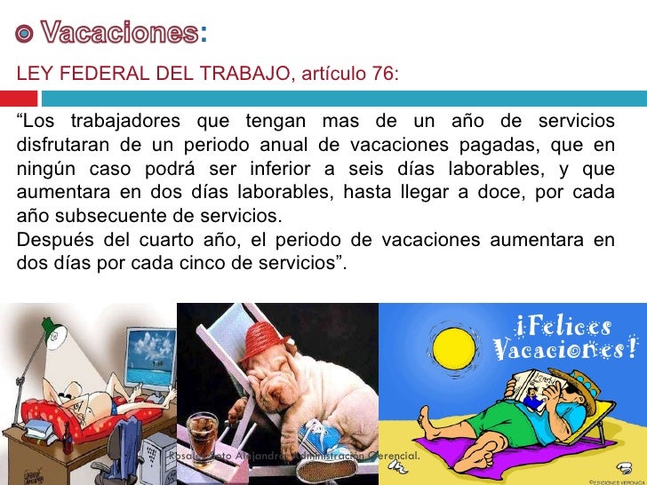 Prestaciones Laborales En Mexico Ley Federal Del Trabajo