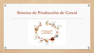 Sistema de Producción de Cereal
 