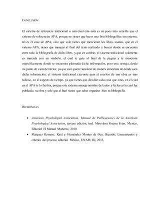 Sistema de referencia cita nota y sistema apa (ensayo) | DOCX