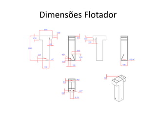 Dimensões Flotador
 