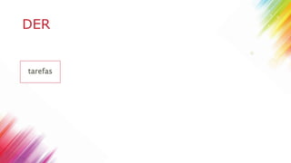tarefas
DER
 