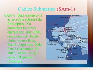 L'any 1956 va concloure la instal·lació de la primera línia transatlàntica submarina, que suportava 36 circuits telefònics i unia Escòcia amb Terranova 