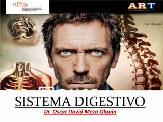 SISTEMA DIGESTIVO
   Dr. Oscar David Meza Olguín
 