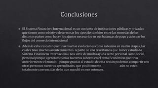 Sistema Financiero Internacional - D