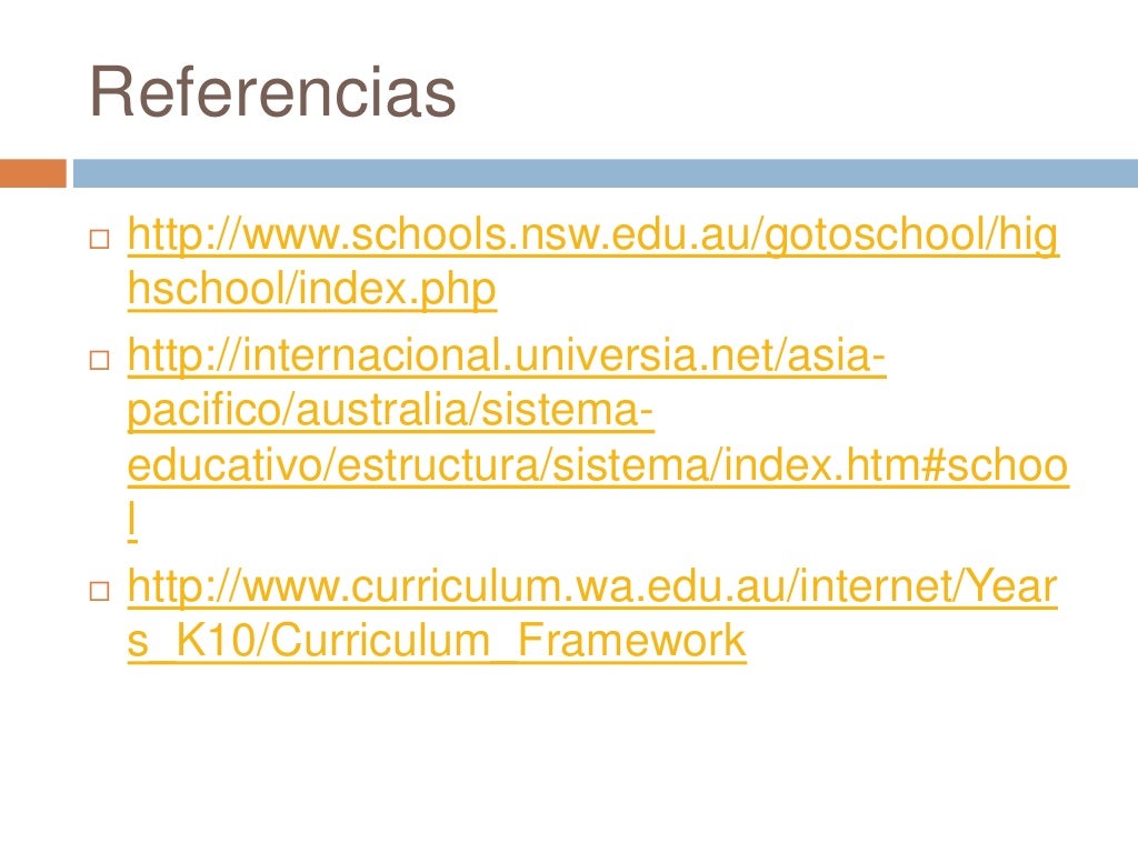 Sistema Educativo De Australia Presentacion