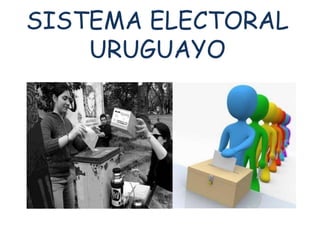 SISTEMA ELECTORAL
    URUGUAYO
 