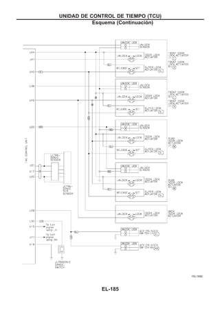 YEL169D
UNIDAD DE CONTROL DE TIEMPO (TCU)
Esquema (Continuacio´n)
EL-185
 