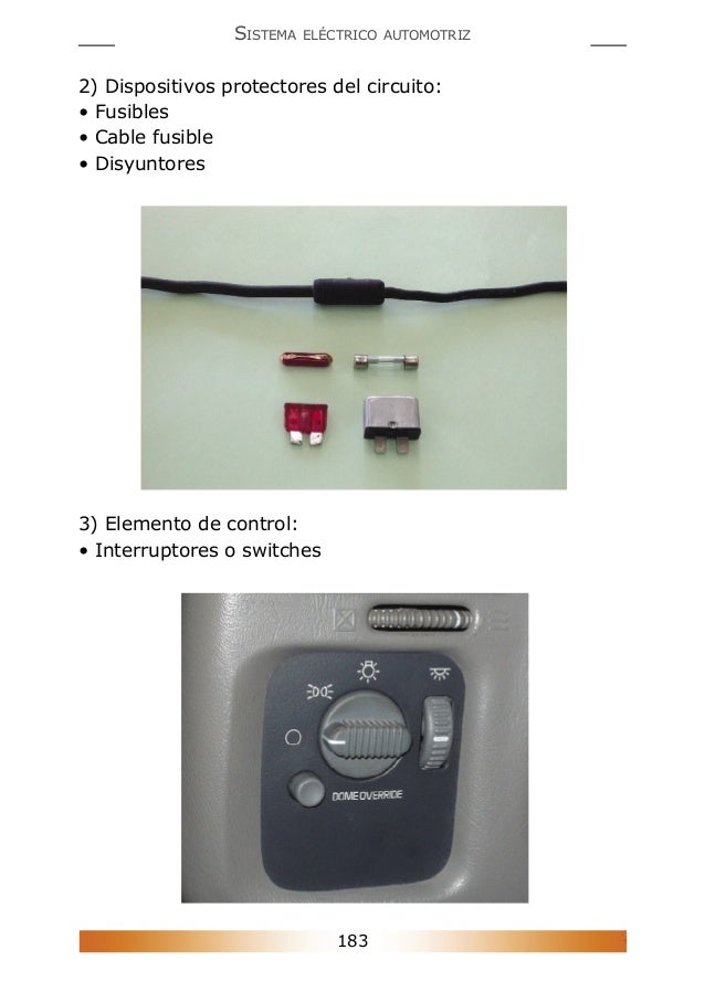 Sistema electrico del vehículo luces