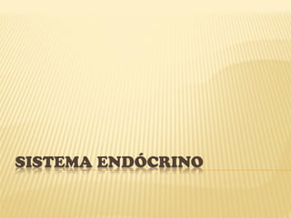 Sistema Endocrino 