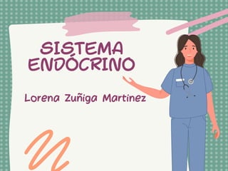 SISTEMA
ENDÓCRINO
Lorena Zuñiga Martinez
 