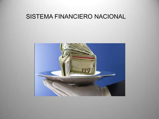SISTEMA FINANCIERO NACIONAL

 