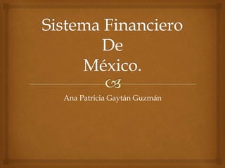 Ana Patricia Gaytán Guzmán
 