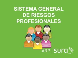 ARP SURA
SISTEMA GENERAL
DE RIESGOS
PROFESIONALES
 