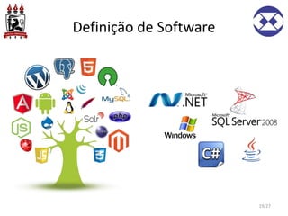 Definição de Software
19/27
 