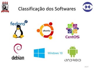 Classificação dos Softwares
24/27
 