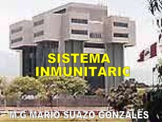 SISTEMA INMUNITARIO M.G MARIO SUAZO GONZALES 